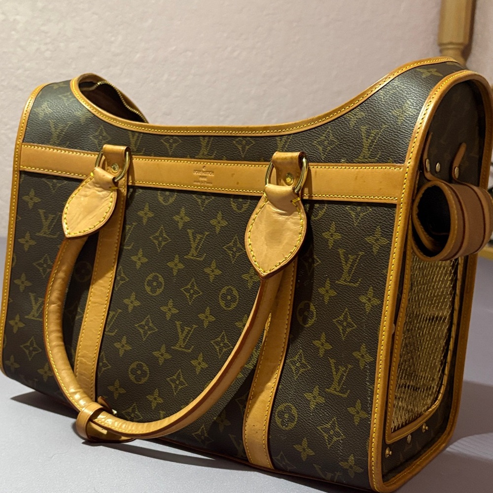 Louis Vuitton Classic Monogram Pet Carrier